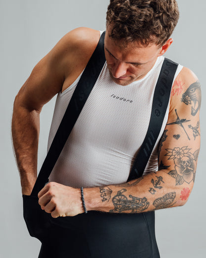 Seamless Short Sleeve Unisex Baselayer White