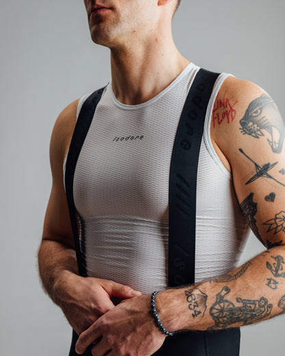 Seamless Short Sleeve Unisex Baselayer White
