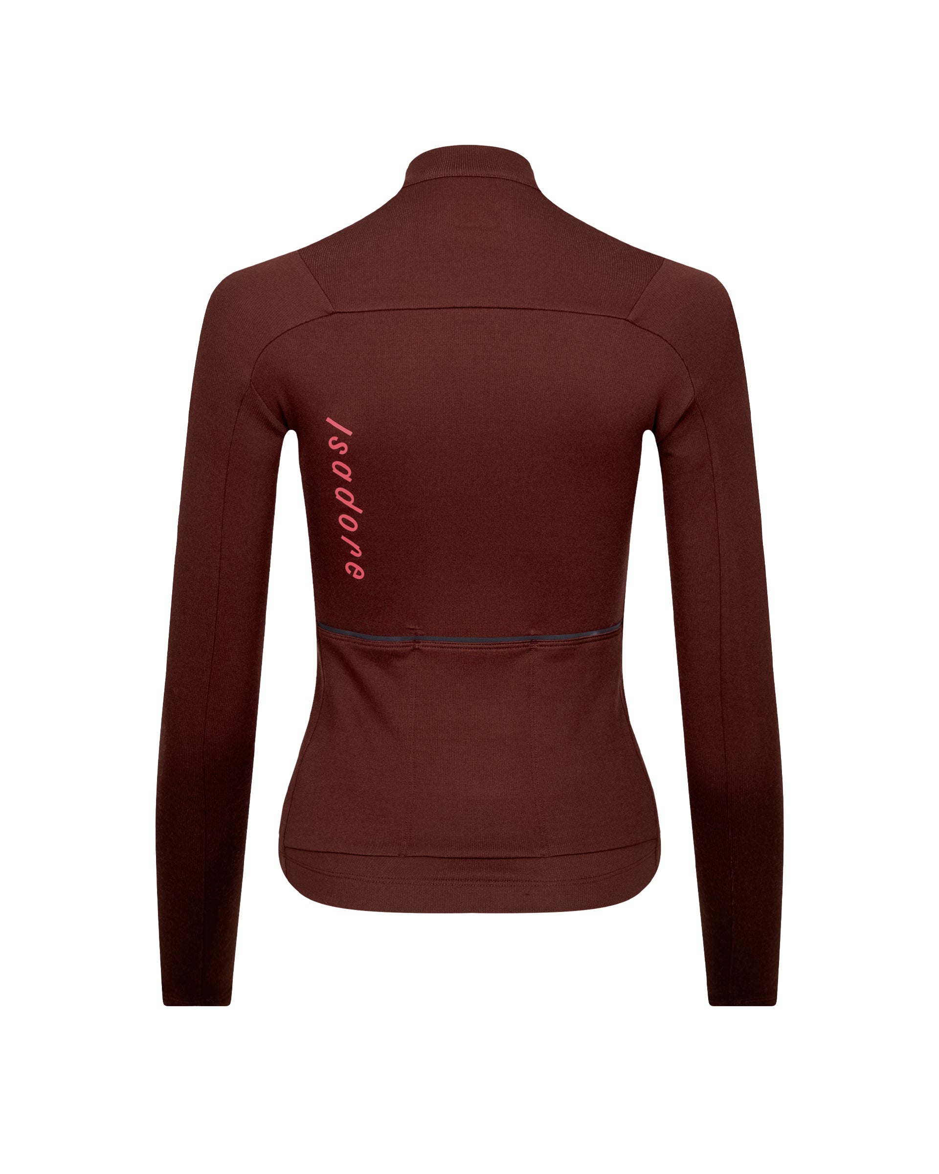 Isadore Women's Debut Merino Long Sleeve Jersey – Bitter Chocolate (2)