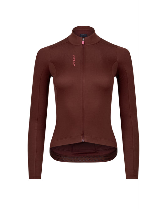 Isadore Women's Debut Merino Long Sleeve Jersey – Bitter Chocolate